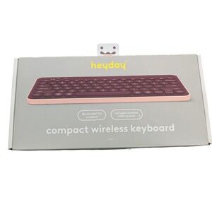 M4-N‎ Heyday Compact Wireless Keyboard Bluetooth 5.1 Enabled W/ Wireless USB